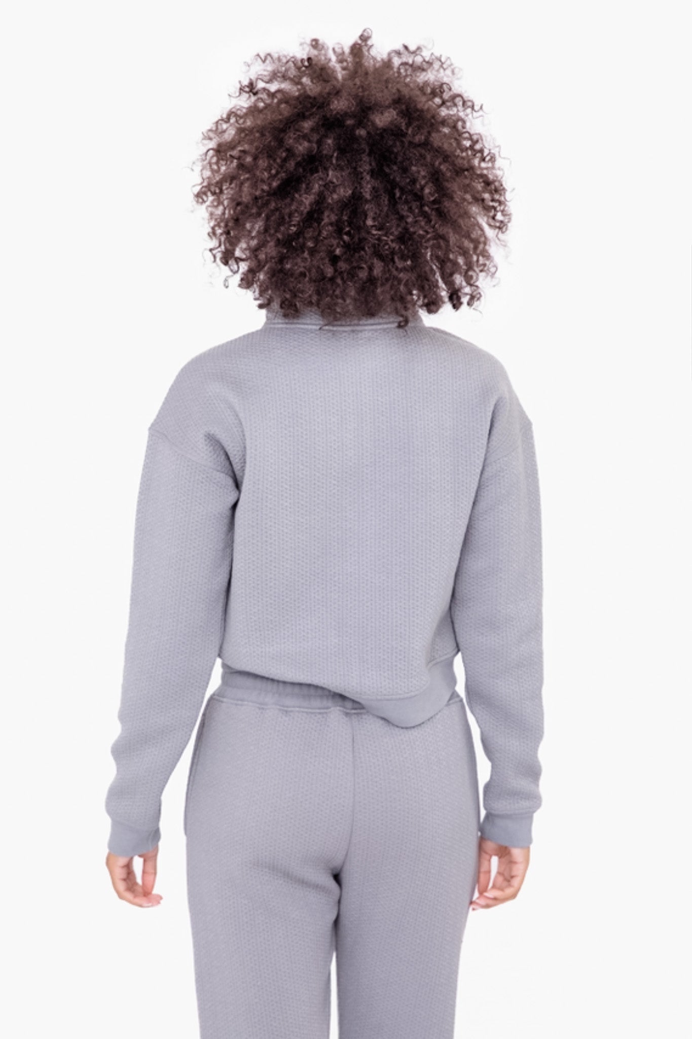 Quilted Cropped Zip-Up Jacket