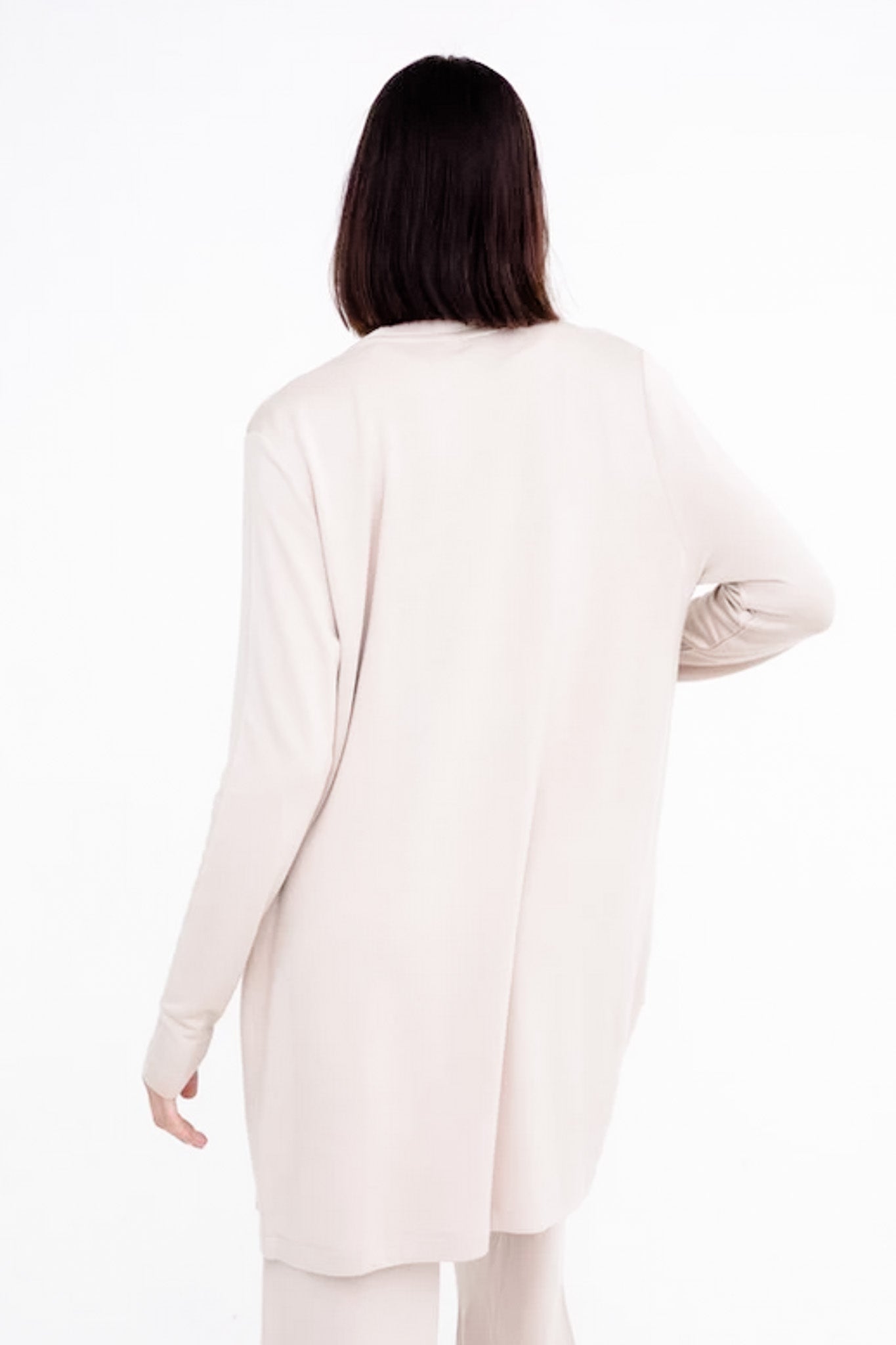 Lounge Open Front Terry Cardigan