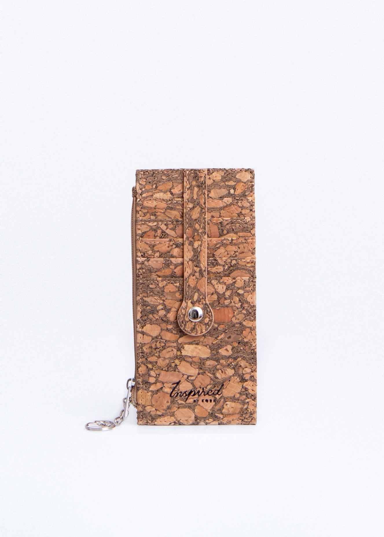 Cork Credit Card Zipper Wallet