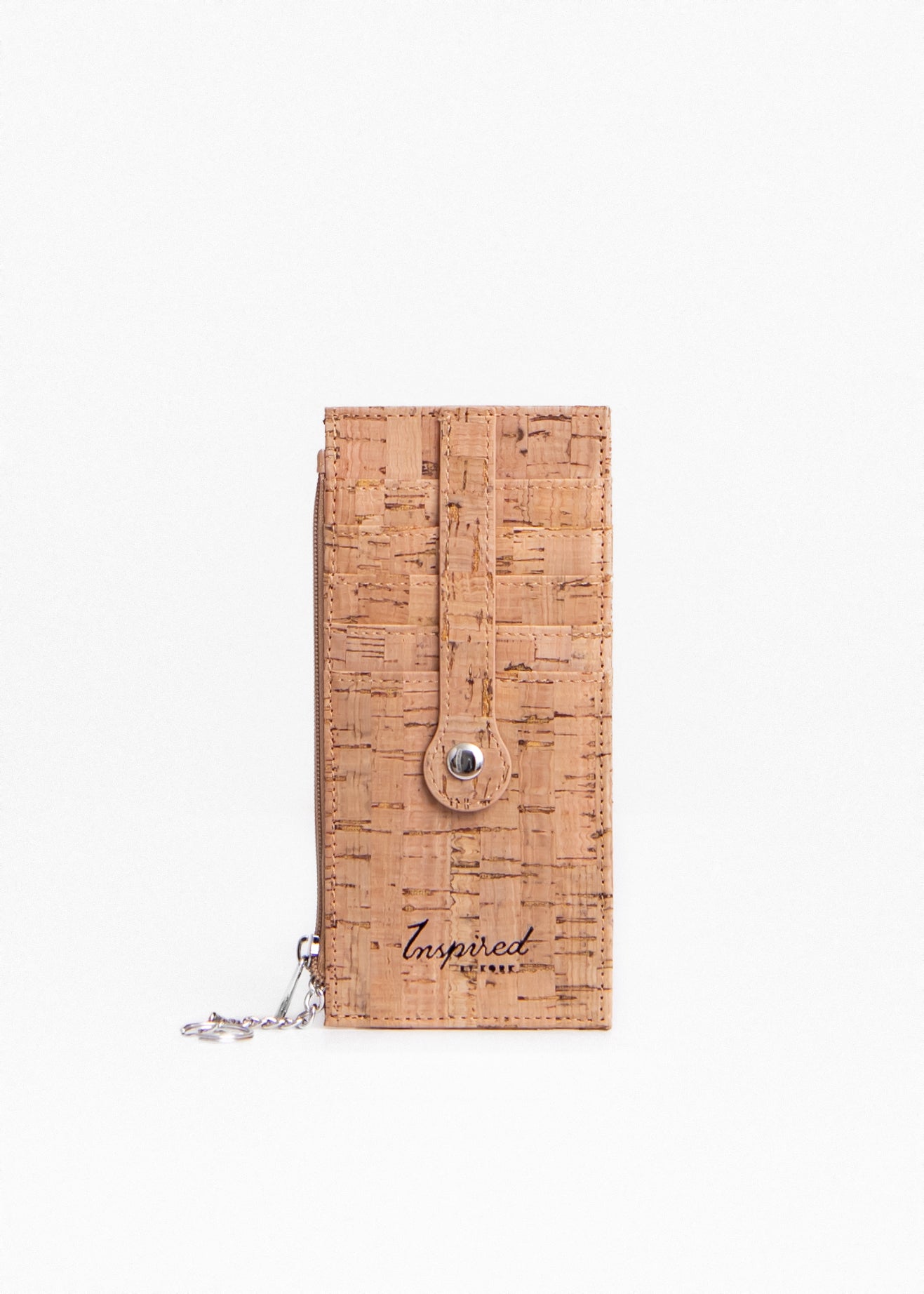 Cork Credit Card Zipper Wallet
