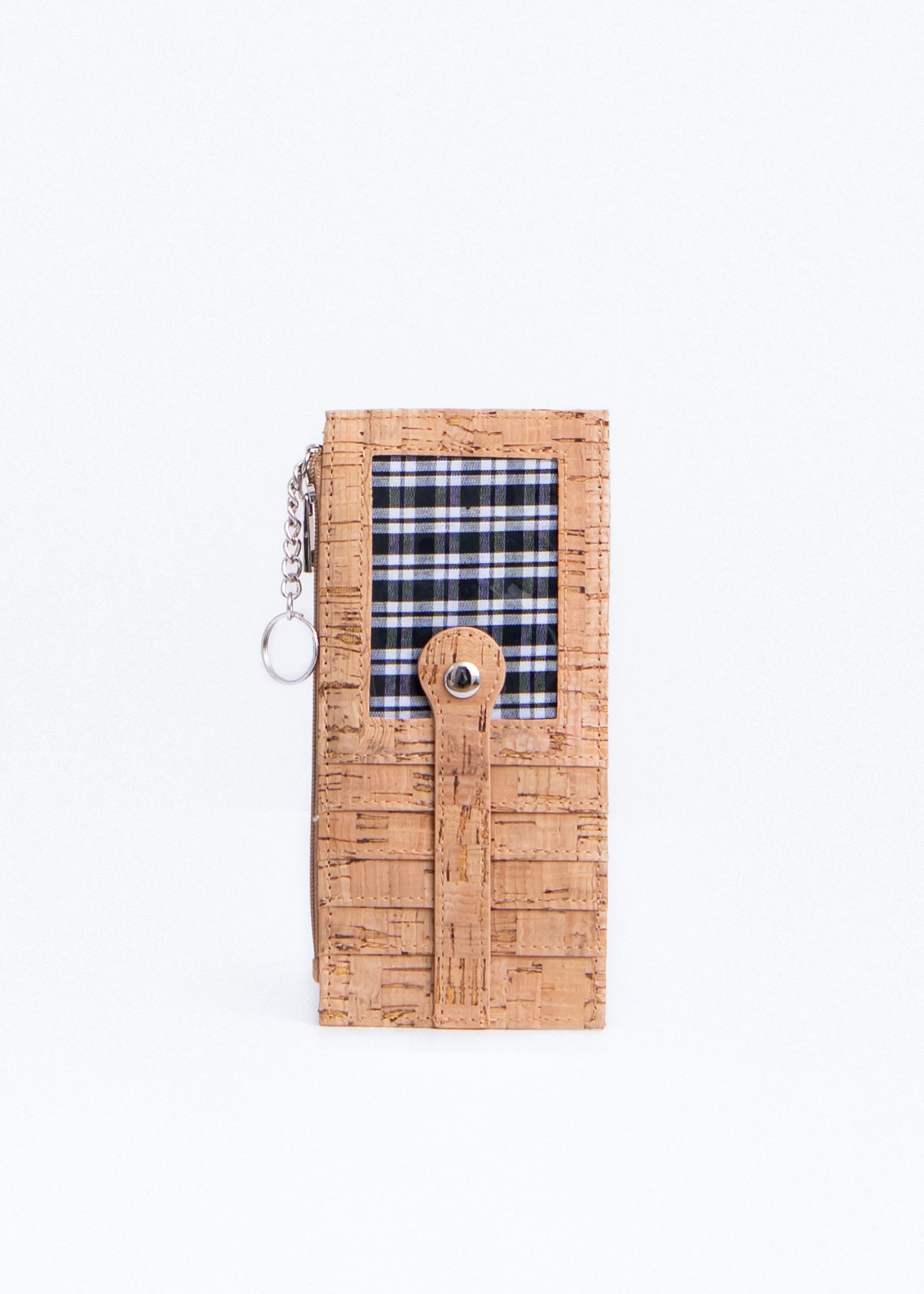 Cork Credit Card Zipper Wallet