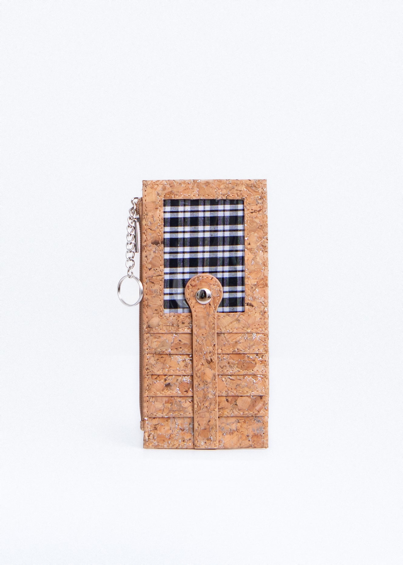 Cork Credit Card Zipper Wallet