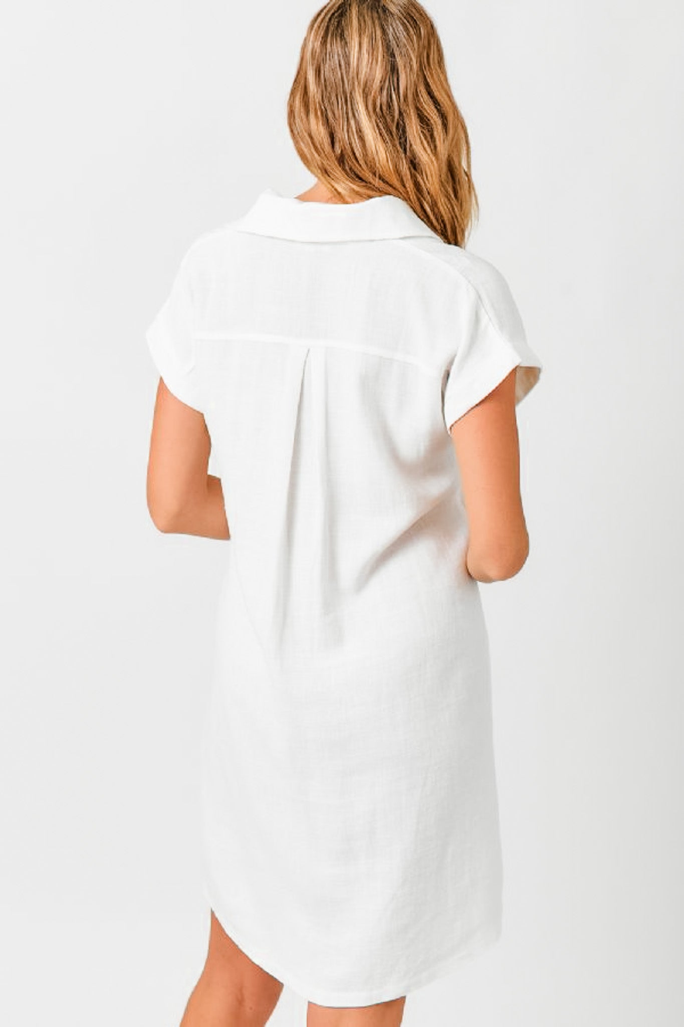 Linen Blend Dress