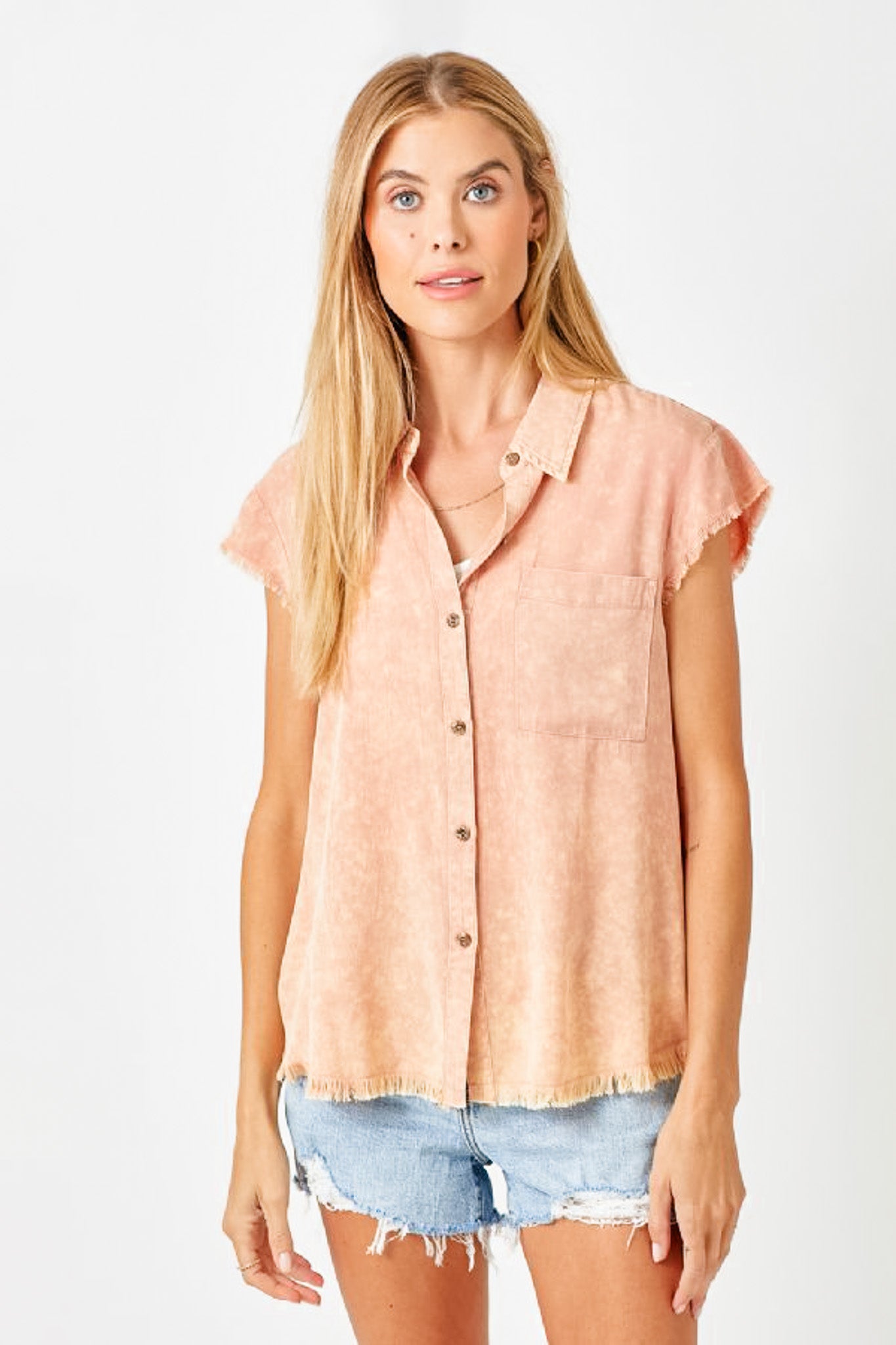 Flutter Sleeve Shirt Top
