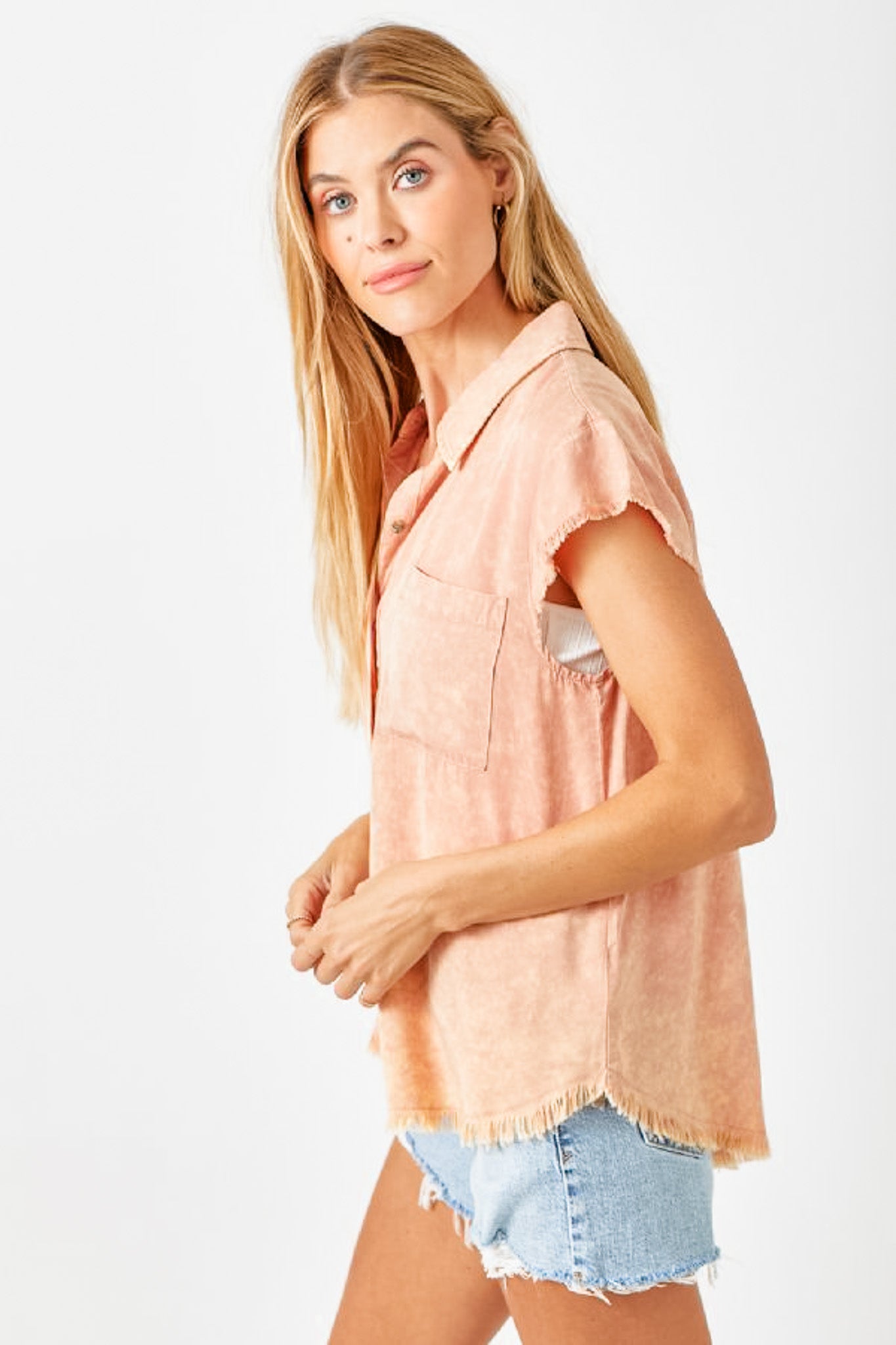 Flutter Sleeve Shirt Top