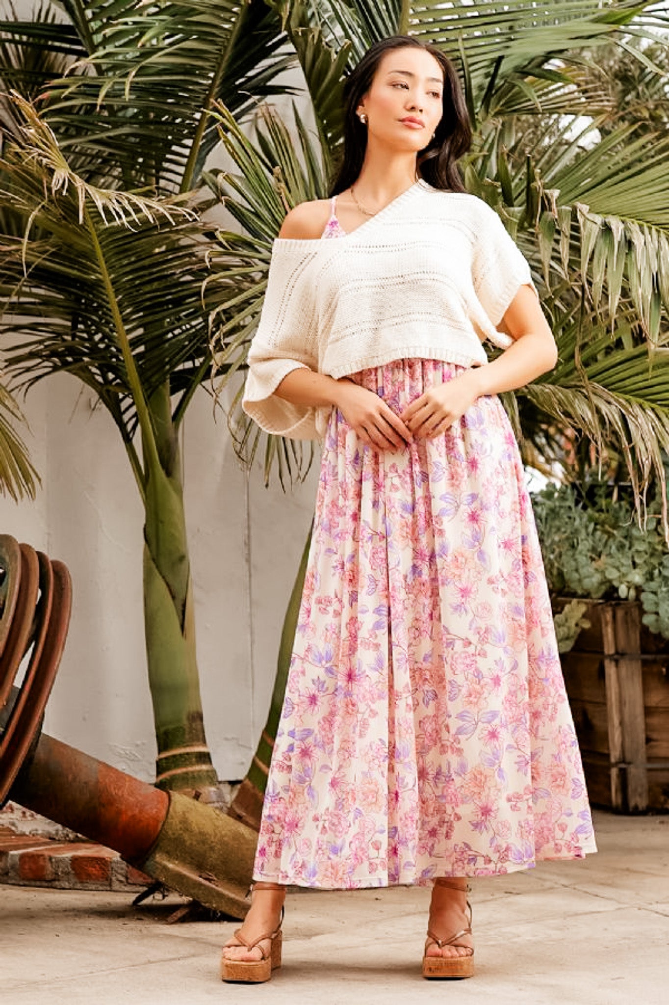 Melange Relaxed Sweater