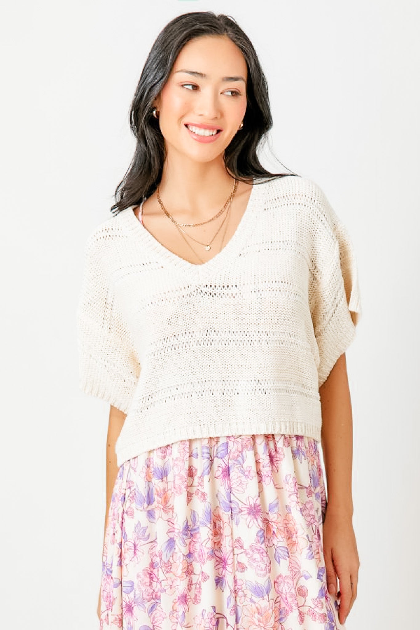 Melange Relaxed Sweater
