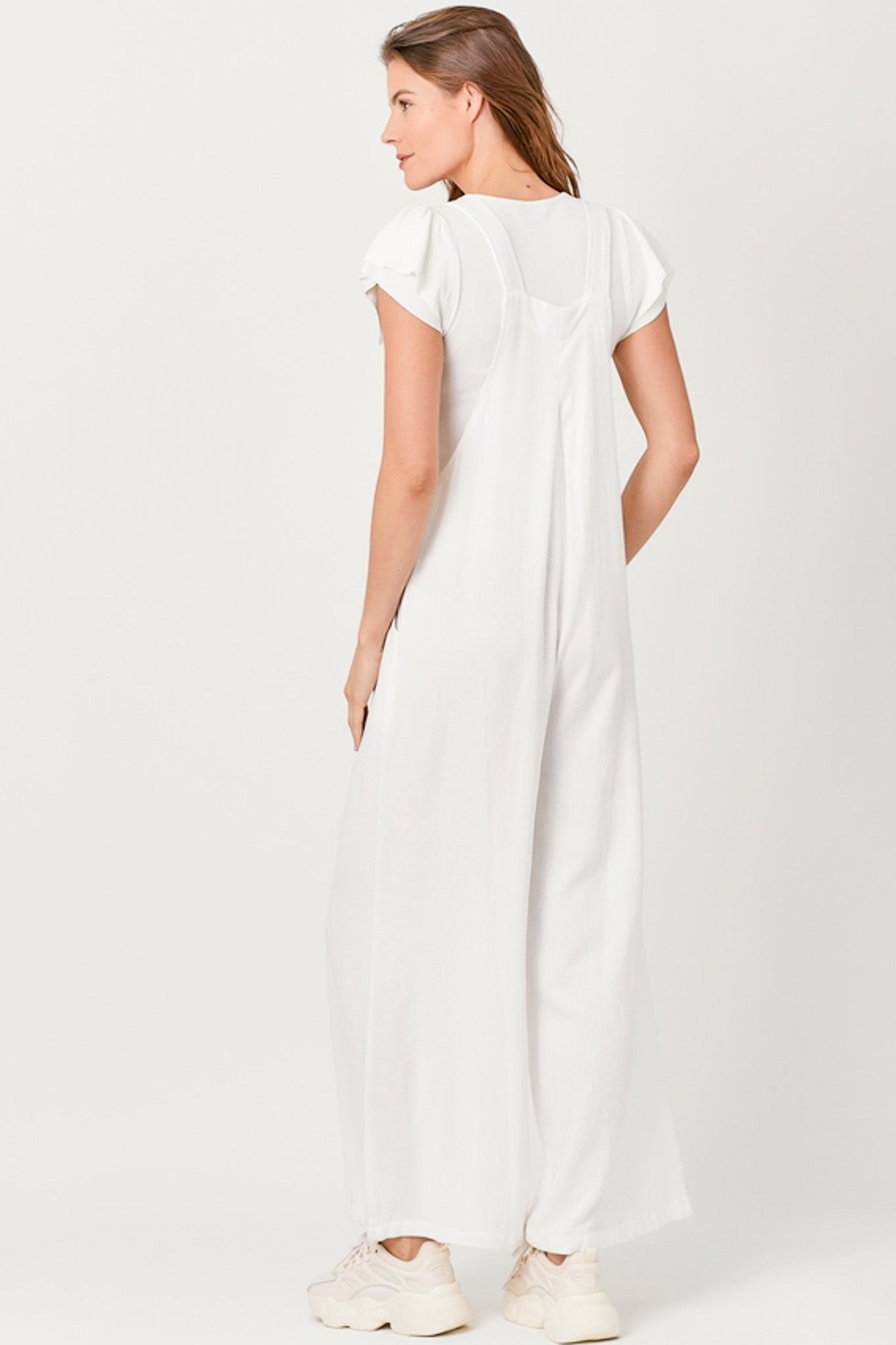 Wide leg jumpsuit