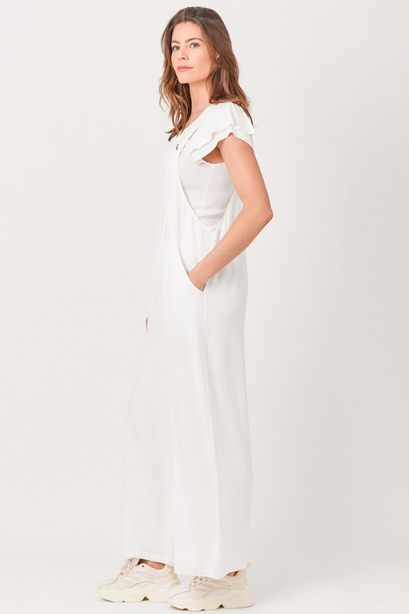 Wide leg jumpsuit