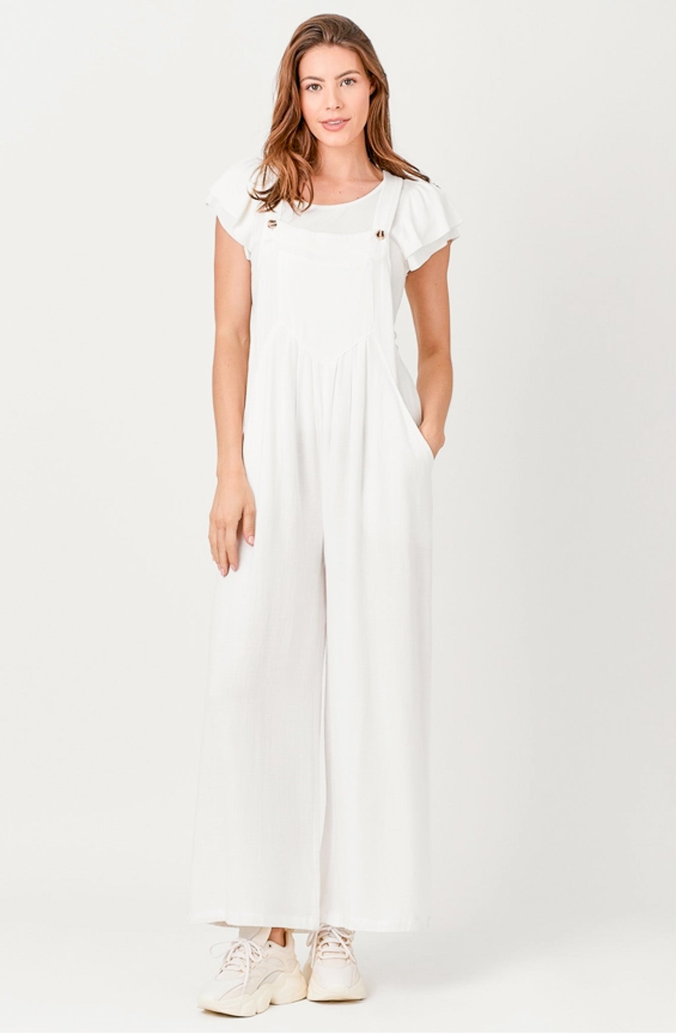 Wide leg jumpsuit
