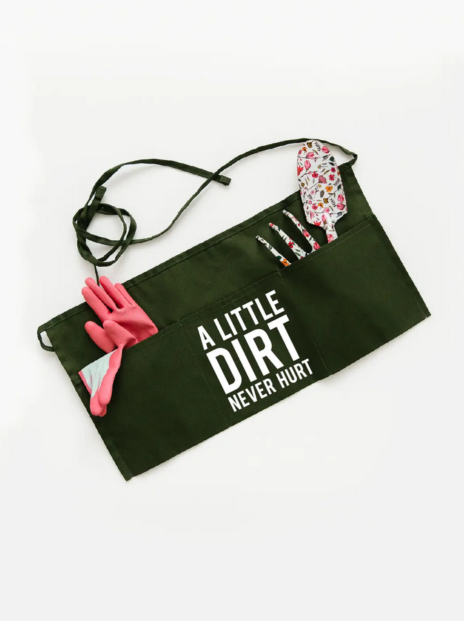 Dirt Never Hurt Garden Waist Apron