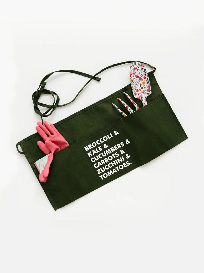 Veggie List Waist Apron