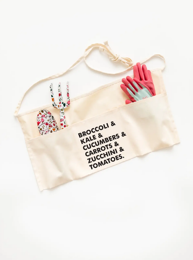 Veggie List Waist Apron