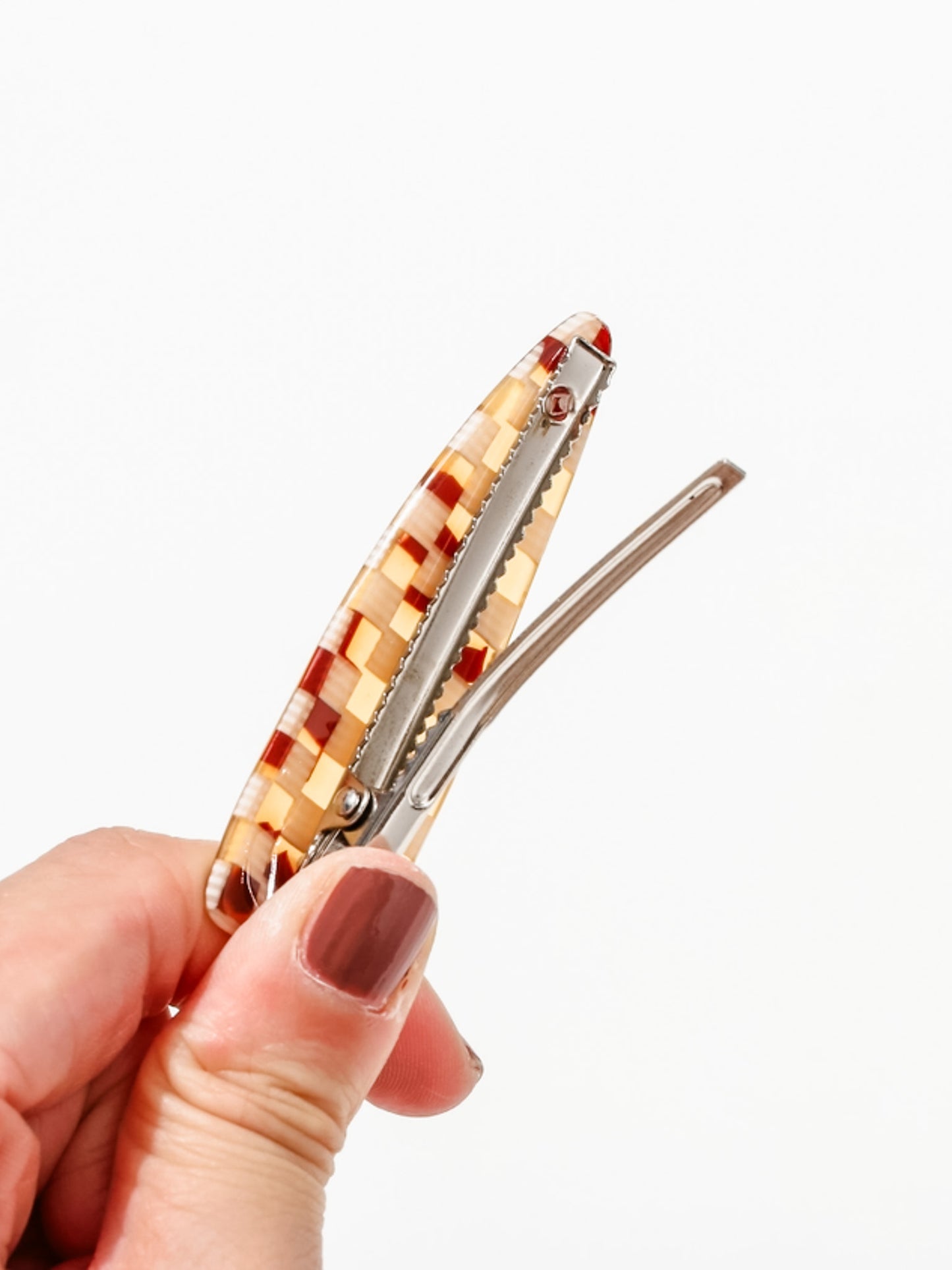 Celeste | Vintage Printed Hair Clip Barrette (Set of 2)