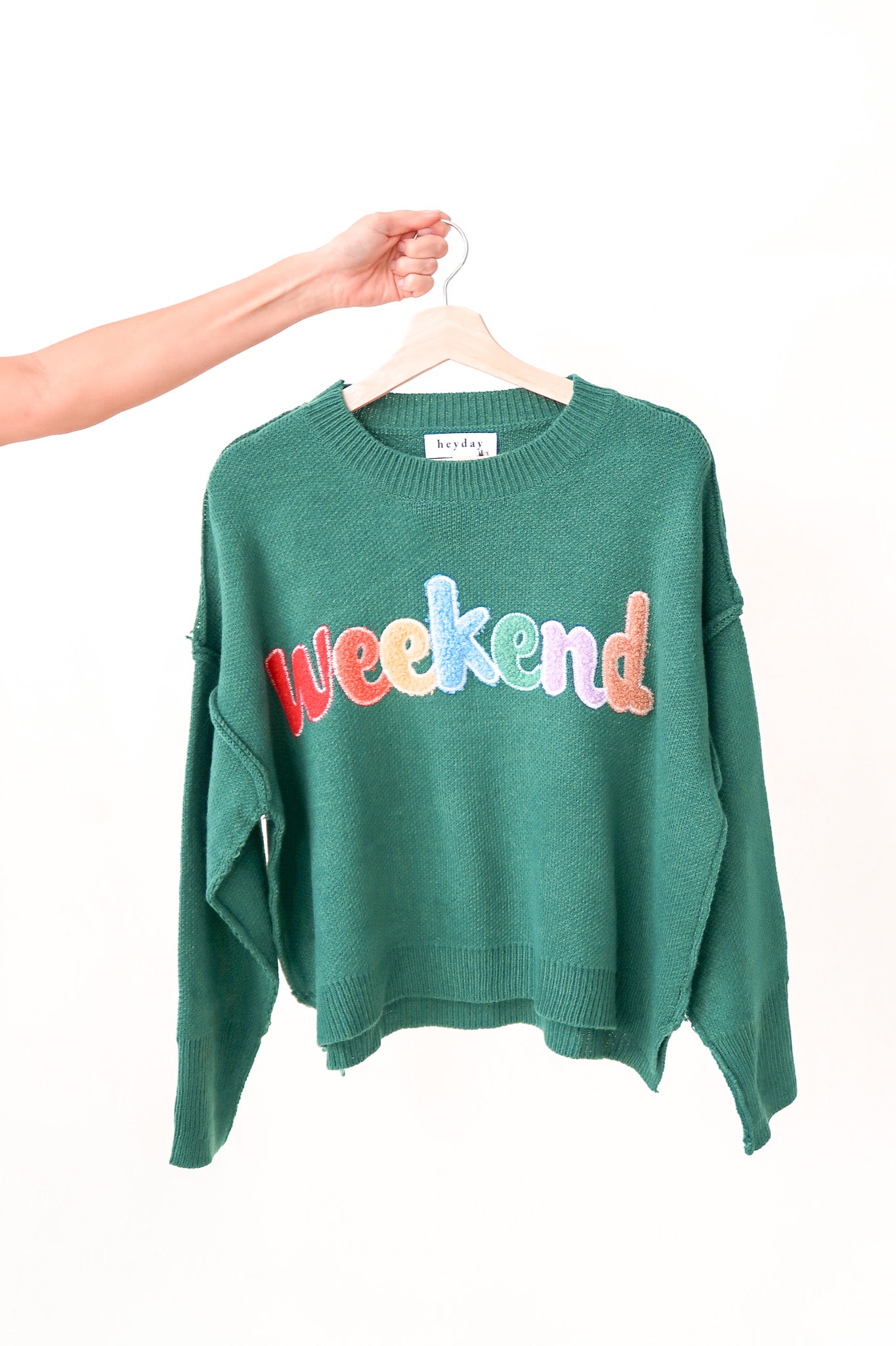 Weekend Embroidered Sweater