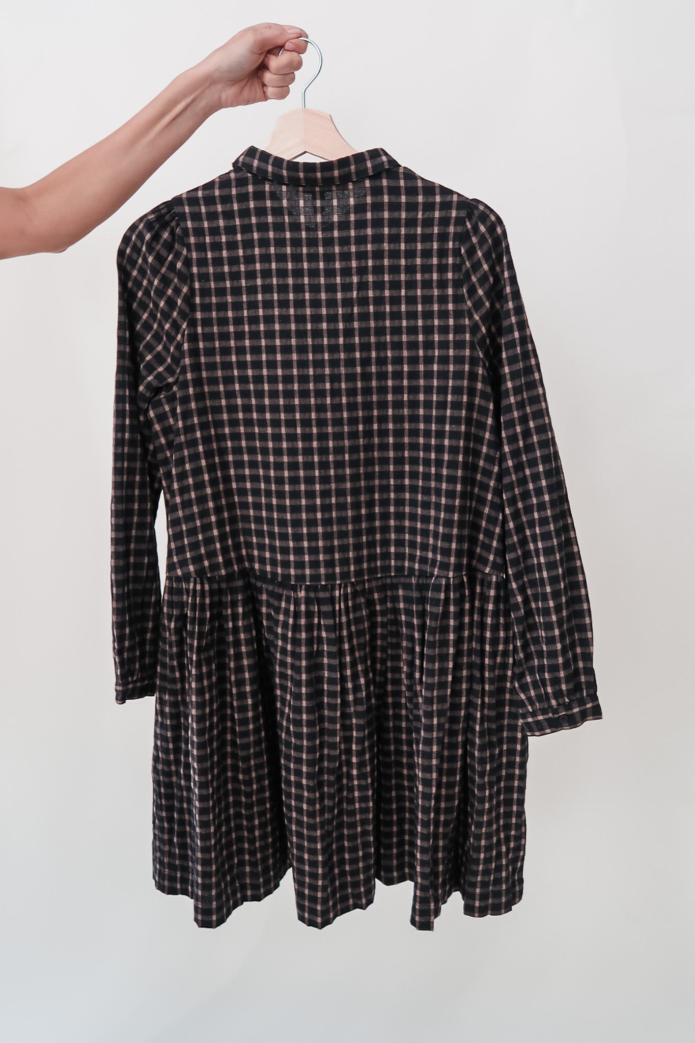 Plaid Collared Dress