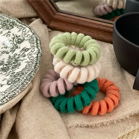 Jumbo Knit Coil Hair Tie