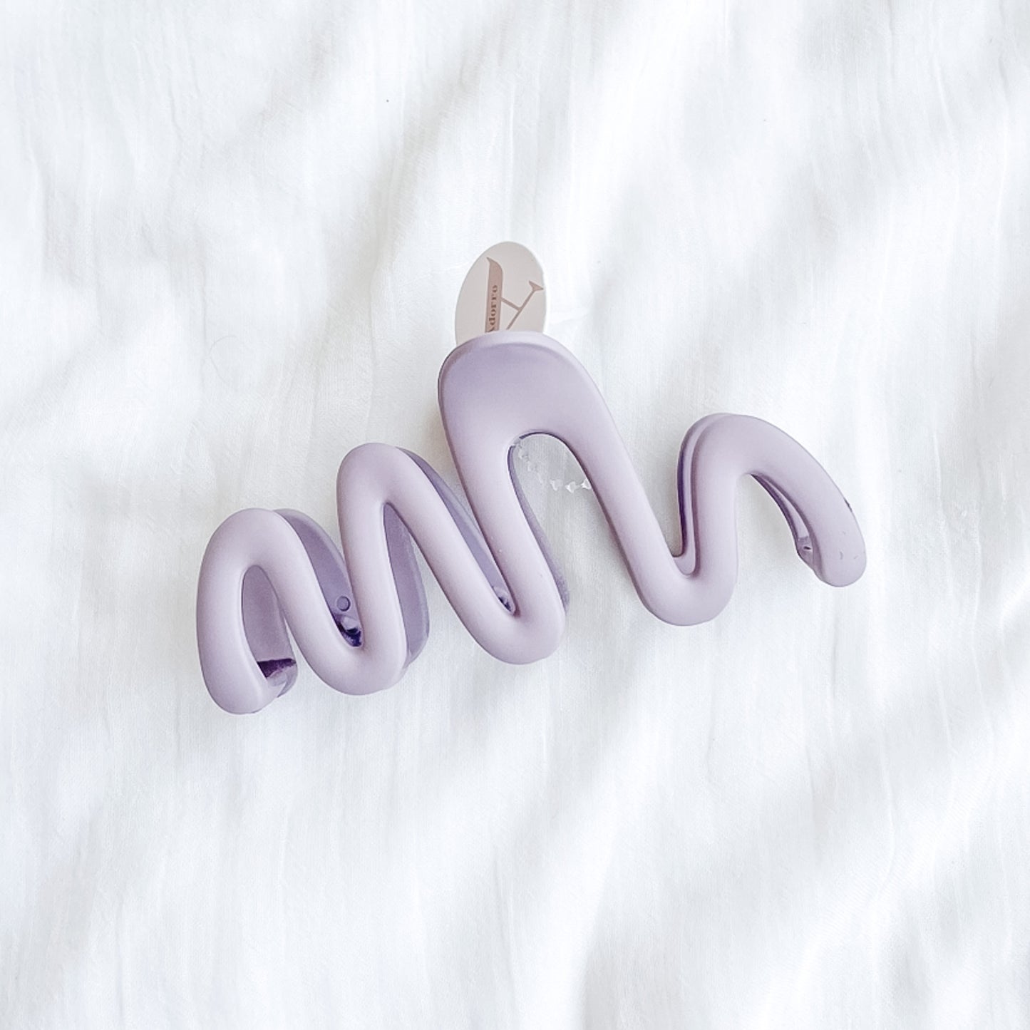 Willow | Squiggle Matte Claw Clip