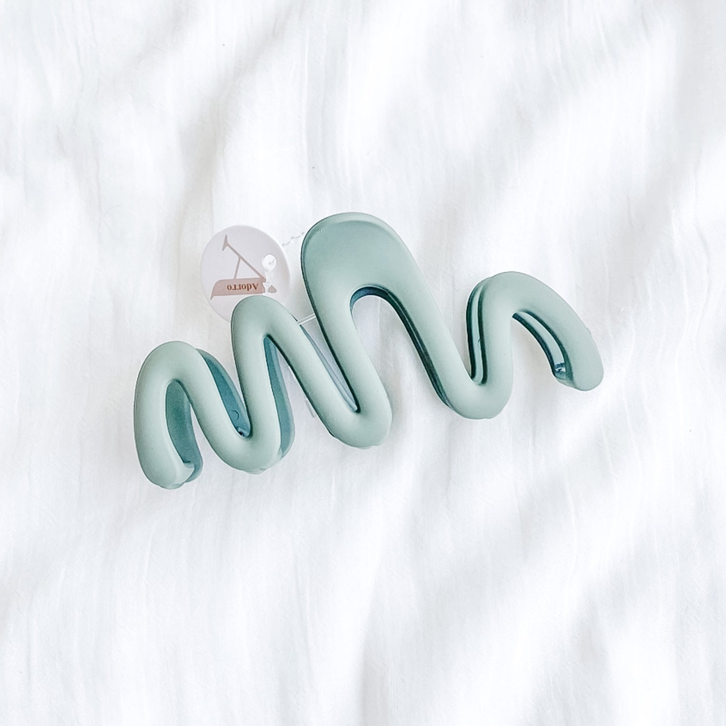 Willow | Squiggle Matte Claw Clip