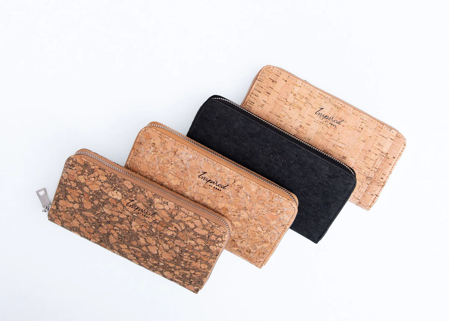 Large Cork Zipper Wallet