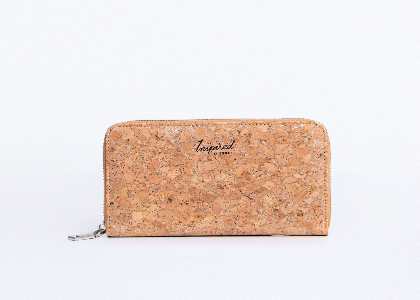 Large Cork Zipper Wallet