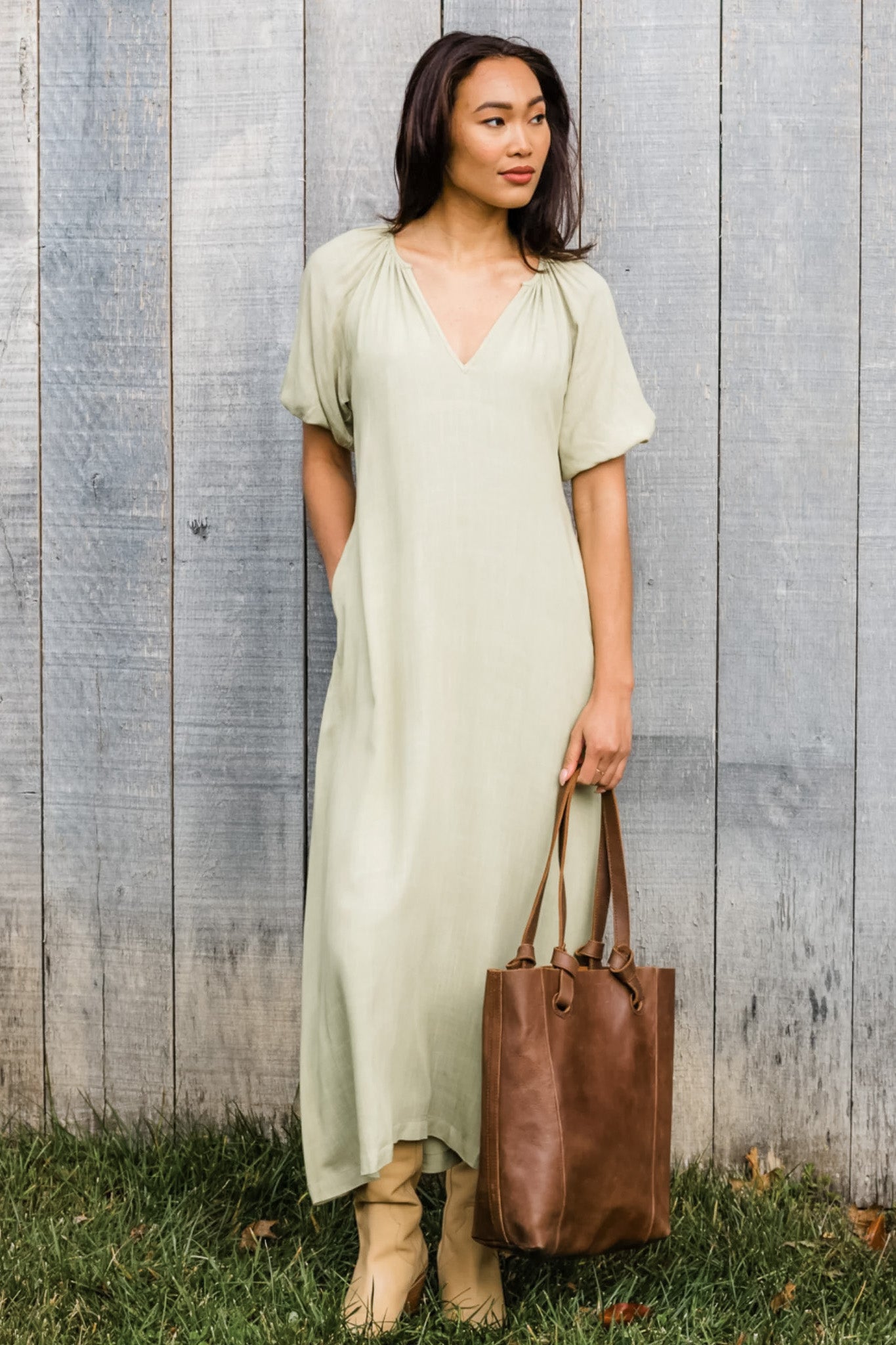 Amari Puff Sleeve Dress