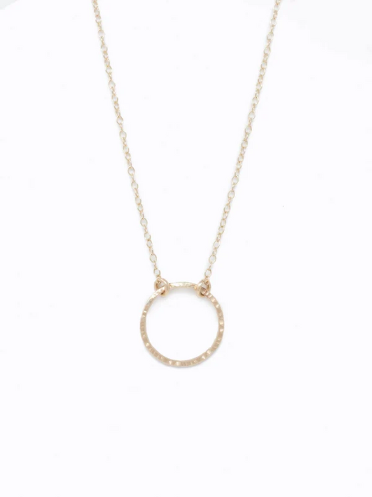 Floating Circle Necklace